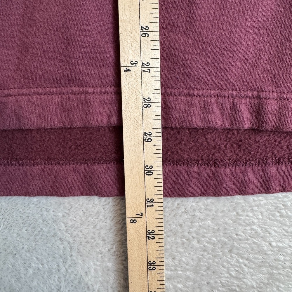 Vintage Levis Sweatshirt Mens Large Red Preowned Mock Neck Quarter Zip Pullover - Picture 6 of 7